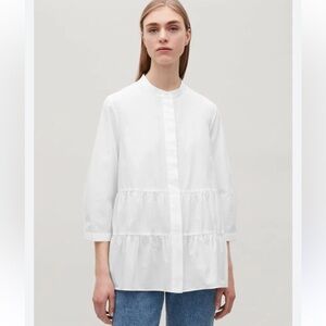 COS top with gathered seams